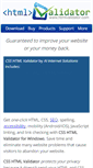 Mobile Screenshot of htmlvalidator.com